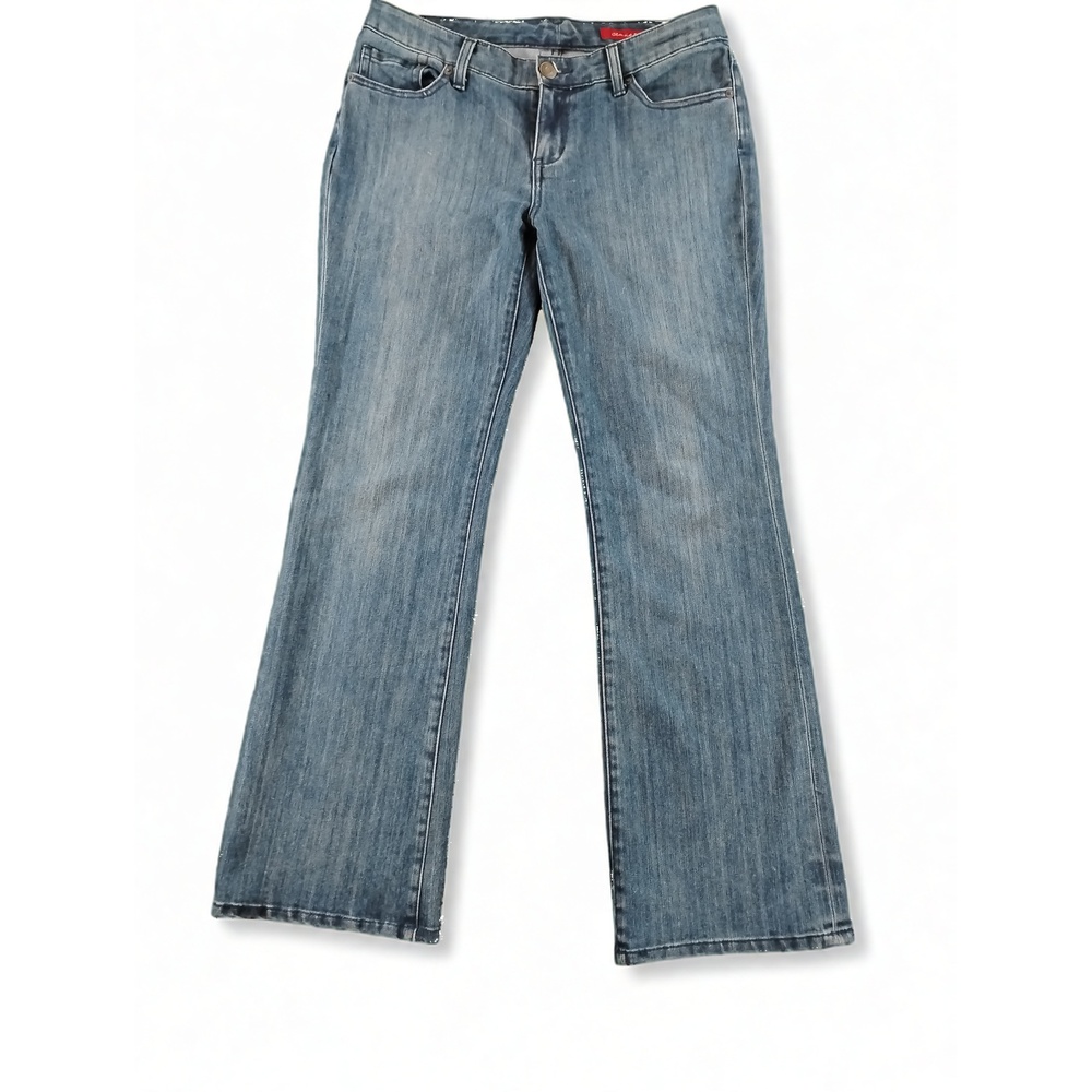 Seven 7 Classic Flare Jeans Size 10 Womens Mid Rise Stretch Denim Pants Fit